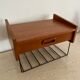 Vintage teak wall shelf