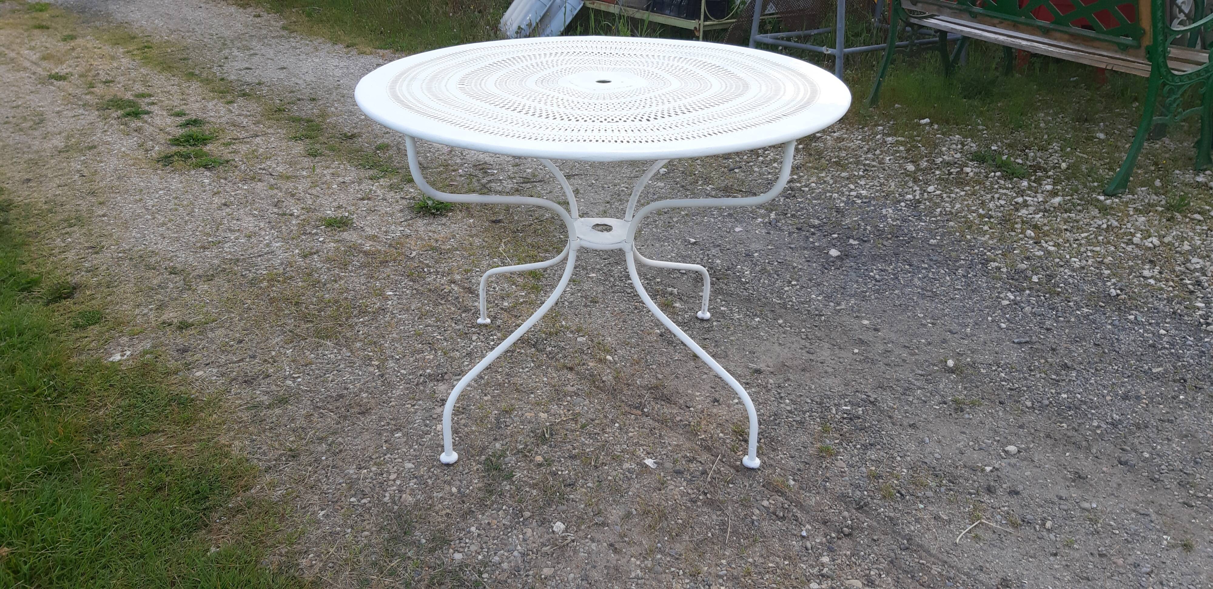 Wrought Iron Garden Table 1900