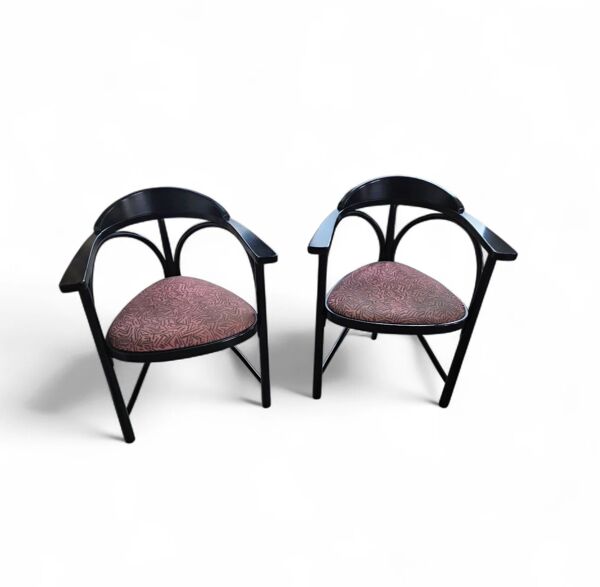 2 x chaise triangle Thonet par Michael Thonet