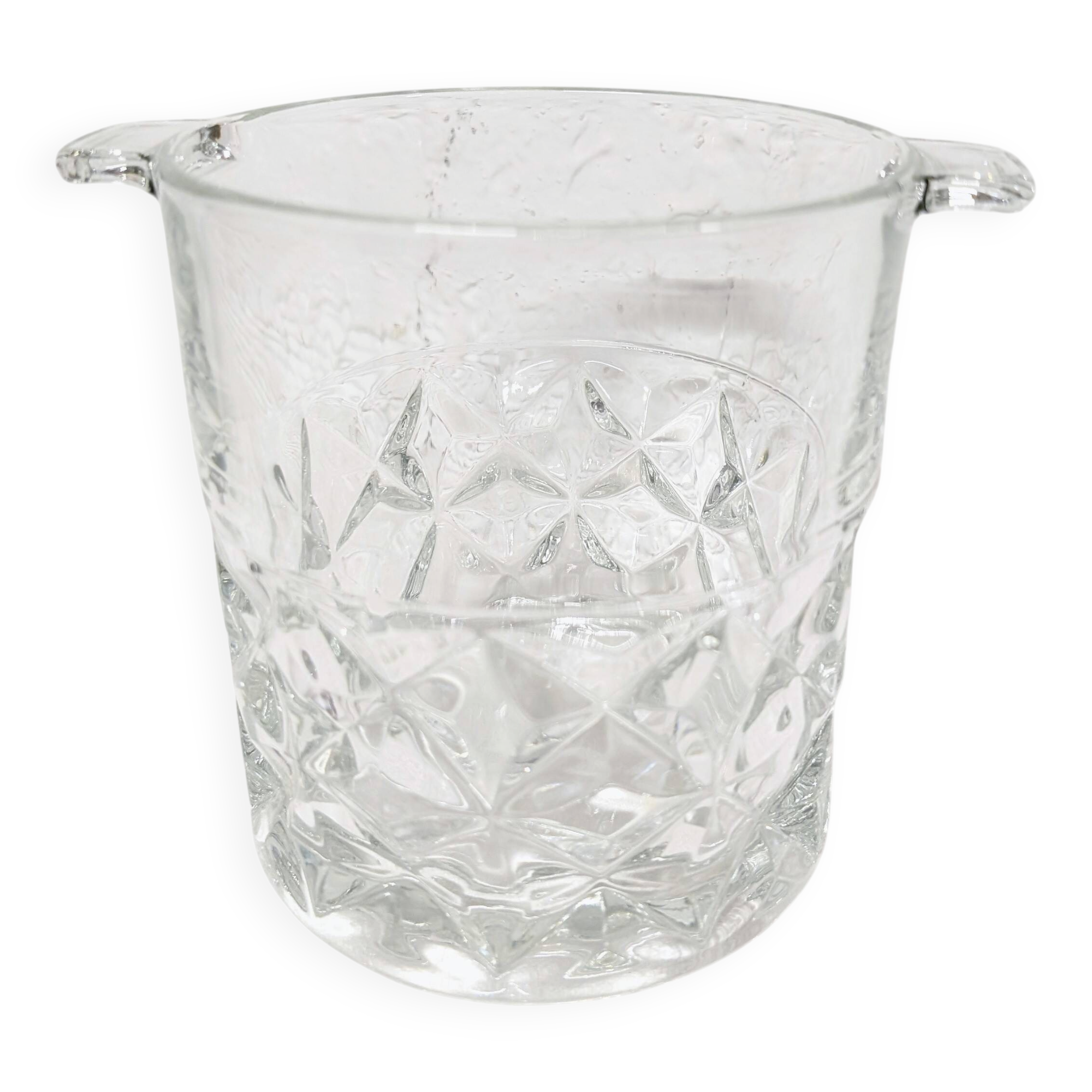 Glass ice bucket