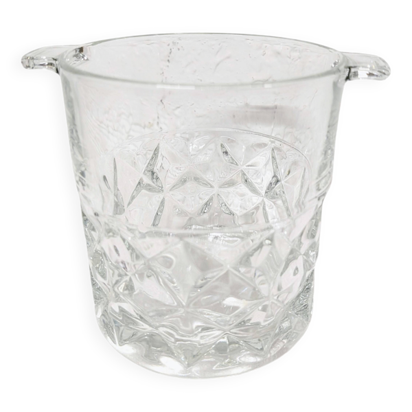 Seau à glaçons en verre