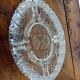 Vintage glass aperitif plate France