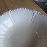 White earthenware compote dish