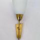Mid Century Brass and Glass Wall Light/lamp by Kamenicky Senov - around 1970s
