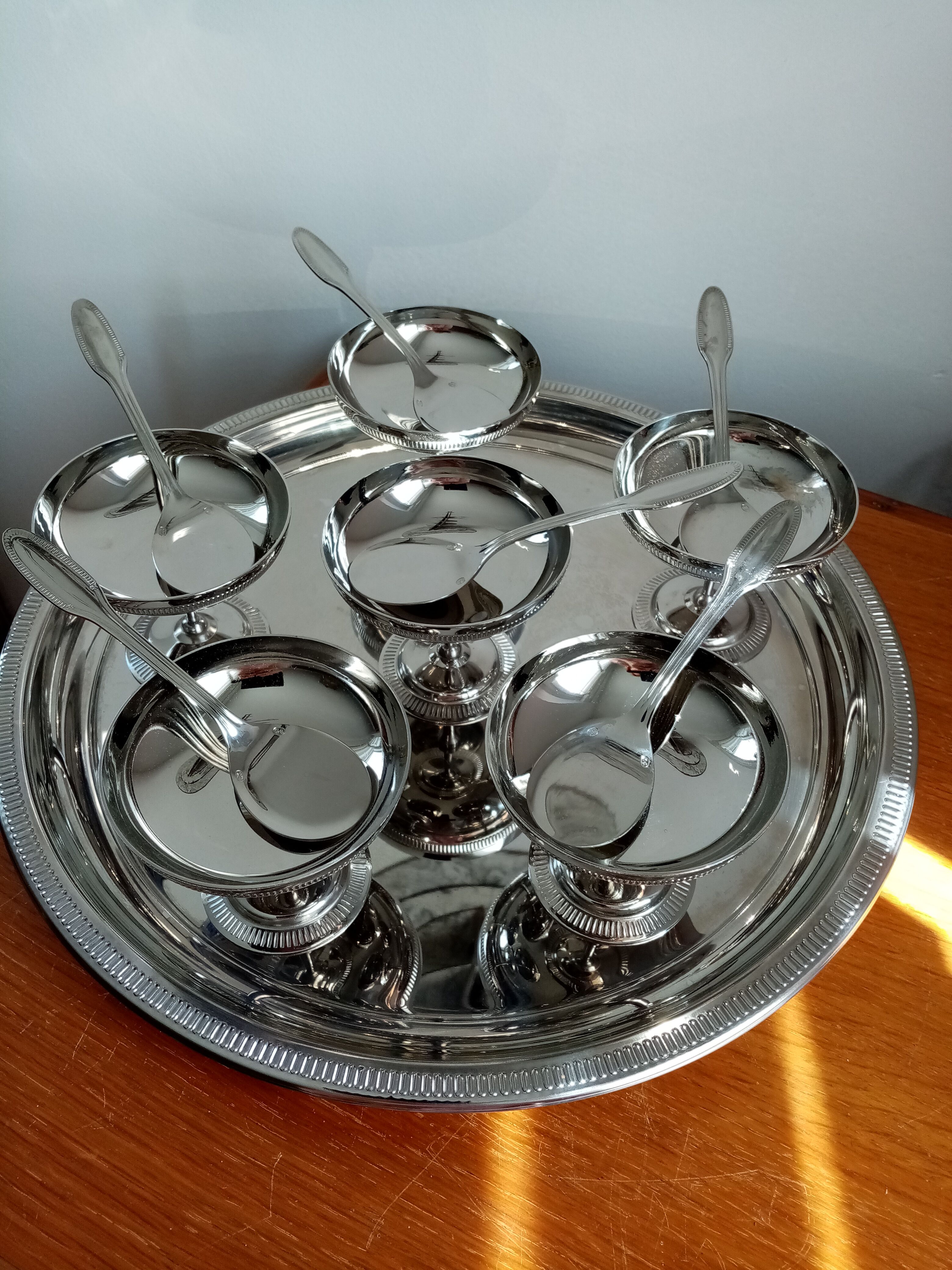 Jean Couzon ice cream trays and cups