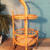 Chariot desserte bar bambou 1960s