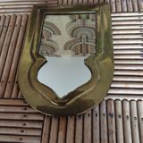 Brass mirror