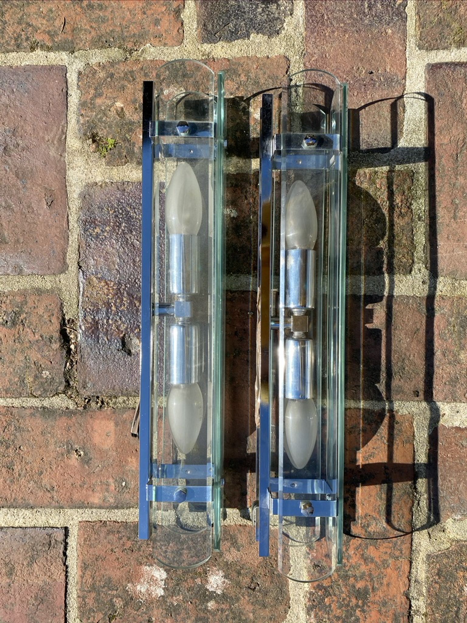Pair of Veca wall light Italy 1970