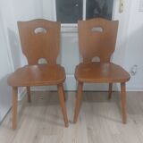 Paire de chaises visngo de Carl Malmsten