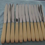 Set of 12 vintage stainless steel blade knives