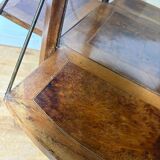 English tea table, with system, modular shelf and removable top, 1920