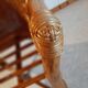 Set of 2 armchairs in adult varnished woven rattan