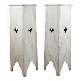 Pair of wooden bases - Circa 1900