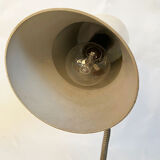 Cream metal lamp