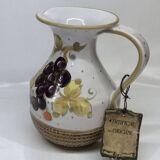 Pitcher decorated with grapes Fratelli Fanciullaci