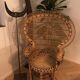 Armchair Emmanuelle vintage rattan