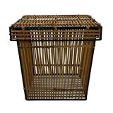 Panier en rotin Rohe Noordwolde par Dirk van Sliedrecht, années 60
