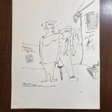 Vintage drawing