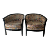 Pair of armchairs art deco