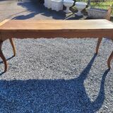 Farmhouse table in old solid oak