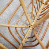 Vintage rattan magazine holders