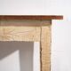 Antique white solid wood table (c.1920) #8