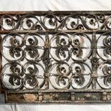 17th century wrought iron railing, balcony barrier railing