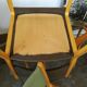 Set de 6 chaises scandinave plywood
