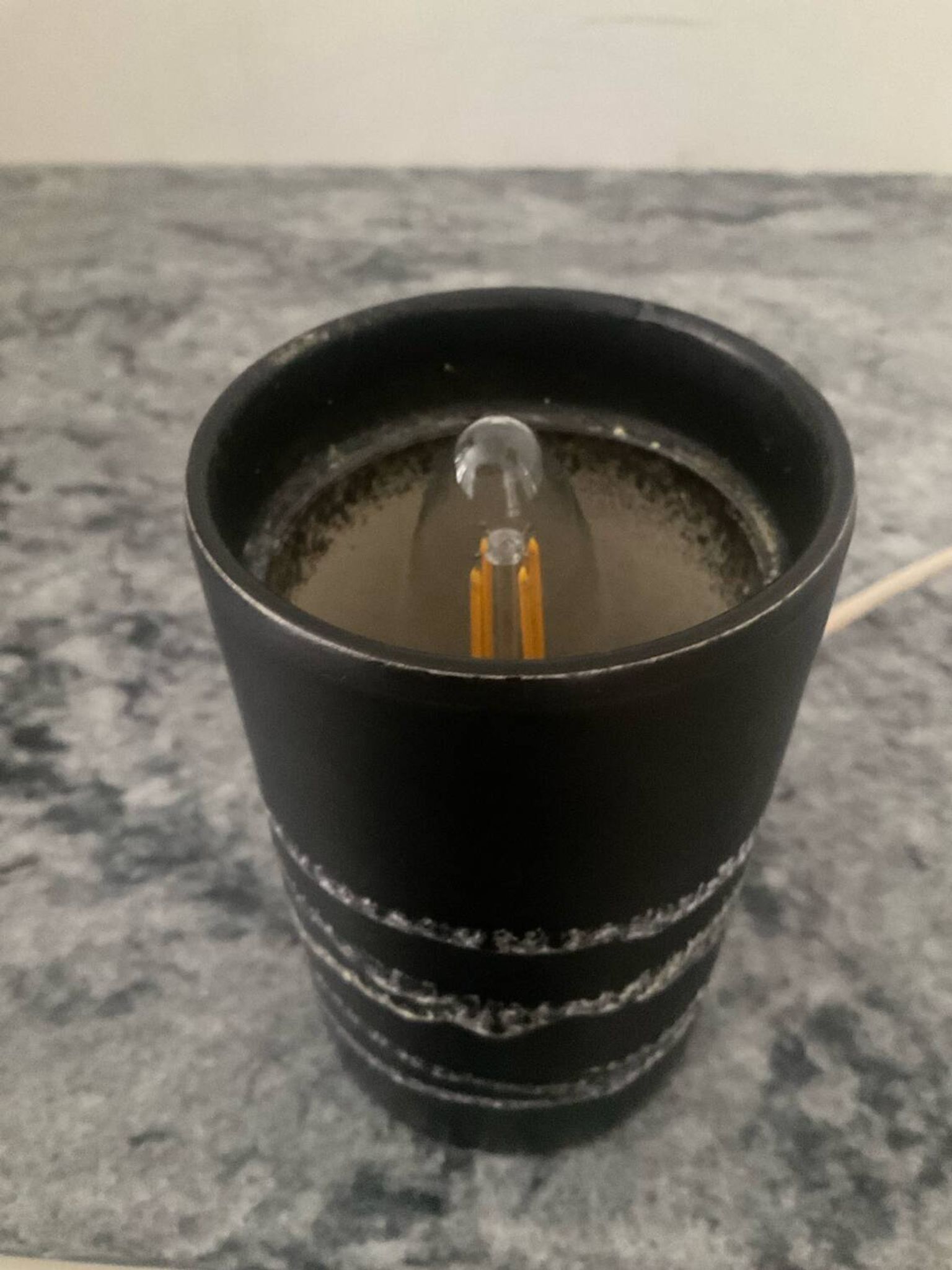 Petite lampe vintage en céramique
