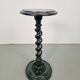Hand-Carved Wood Barley Twist Pedestal, 1930s