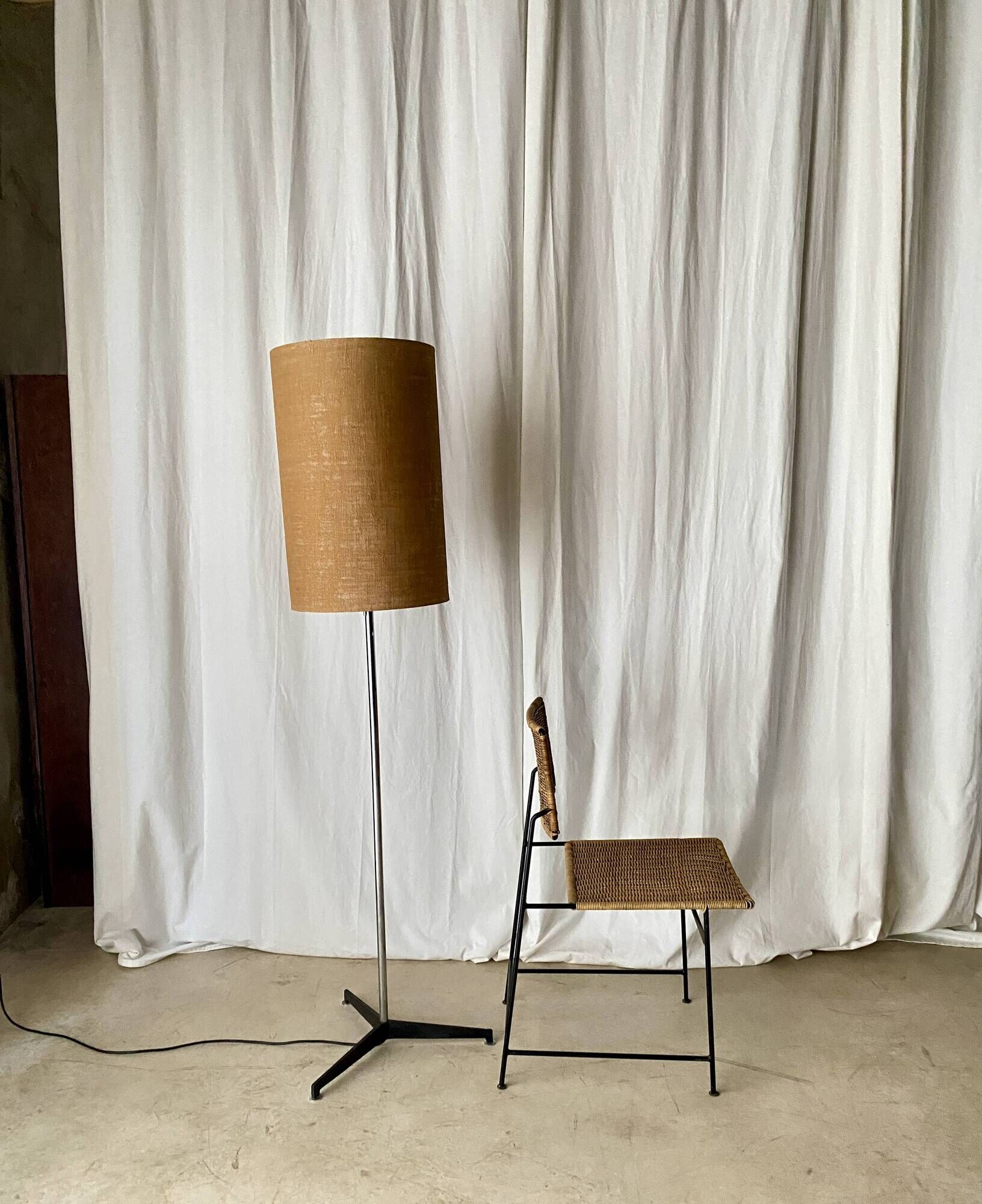 German floor lamp by Staff Leuchten, 1960s.