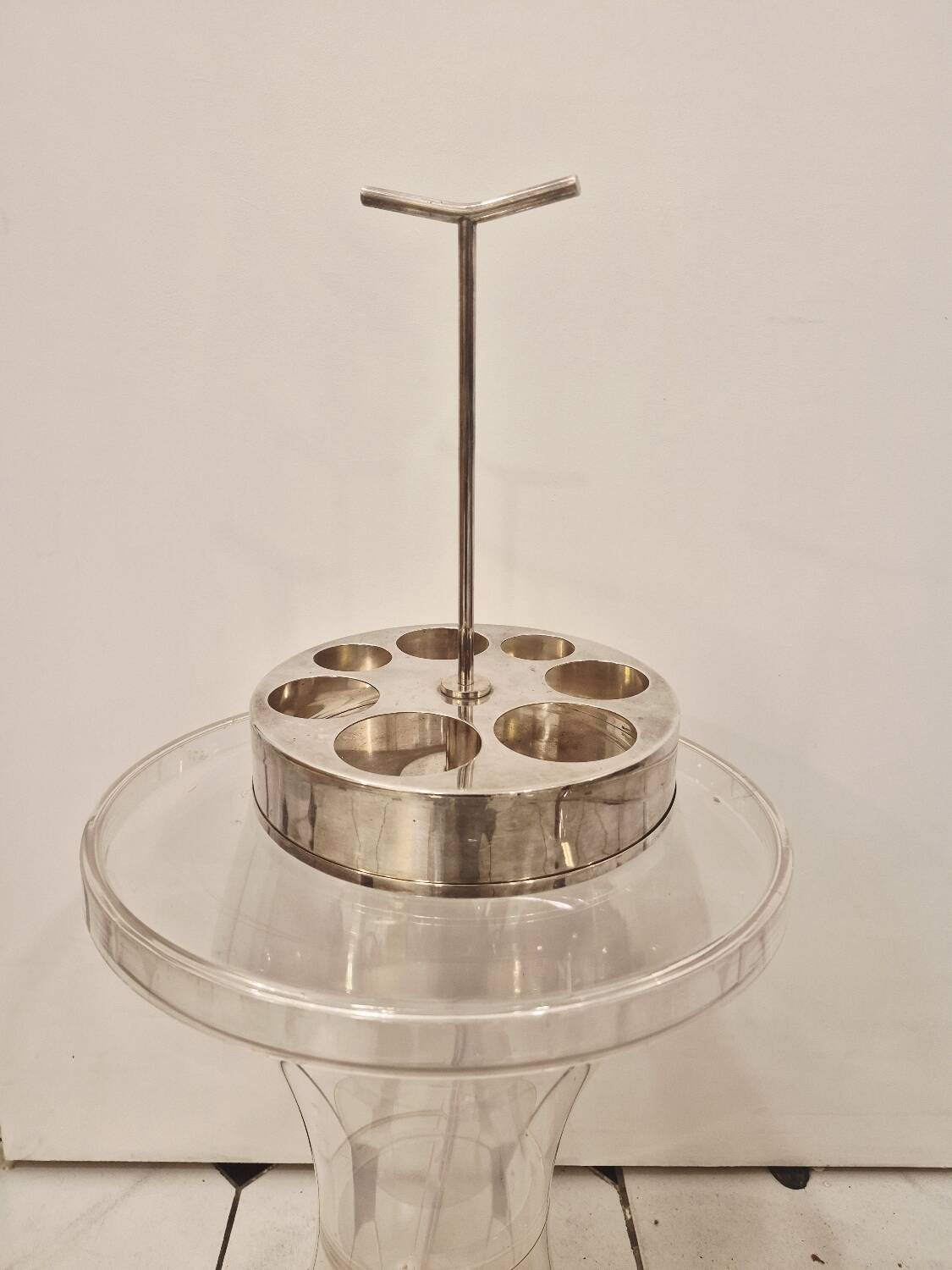 Christofle silver-plated condiment service