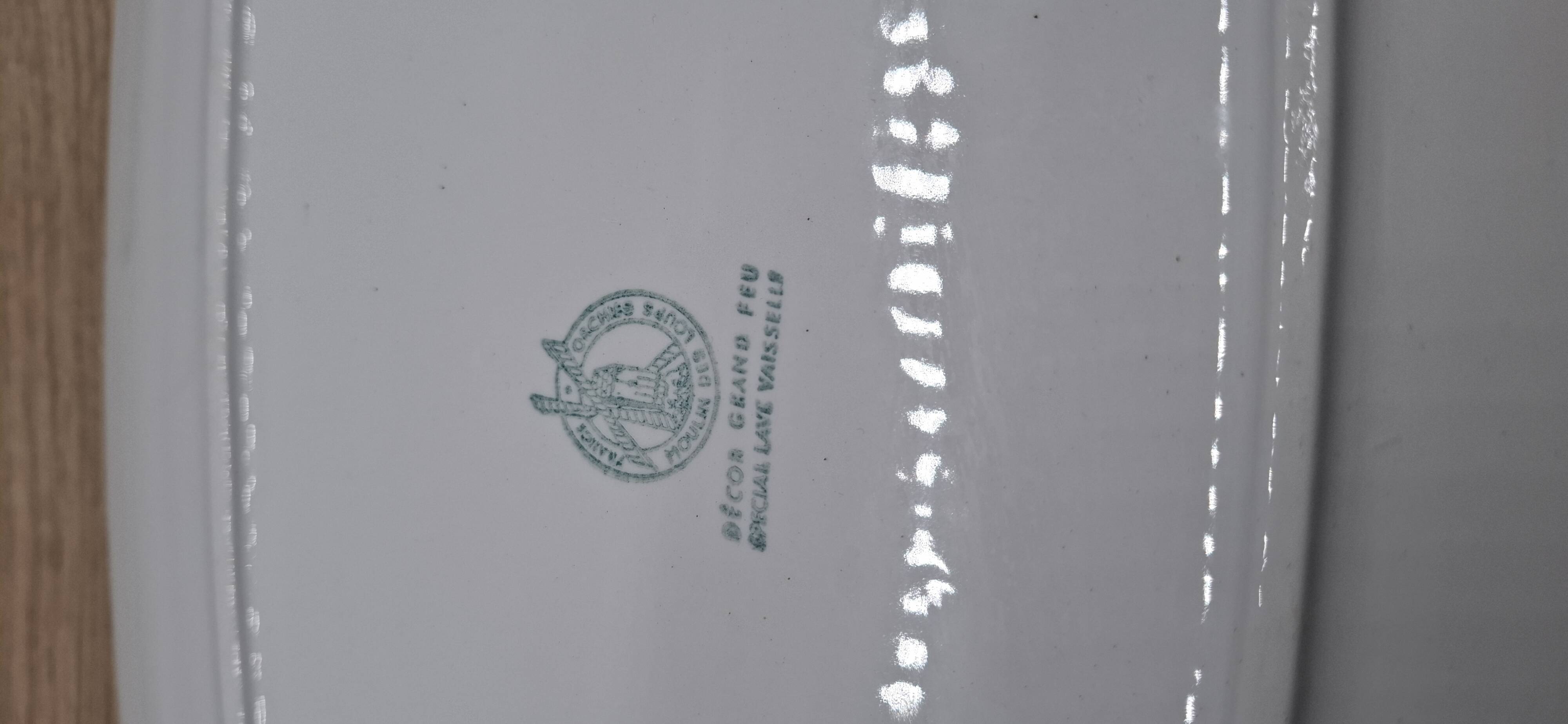 Fish dish Moulin des Loups faience Orchies