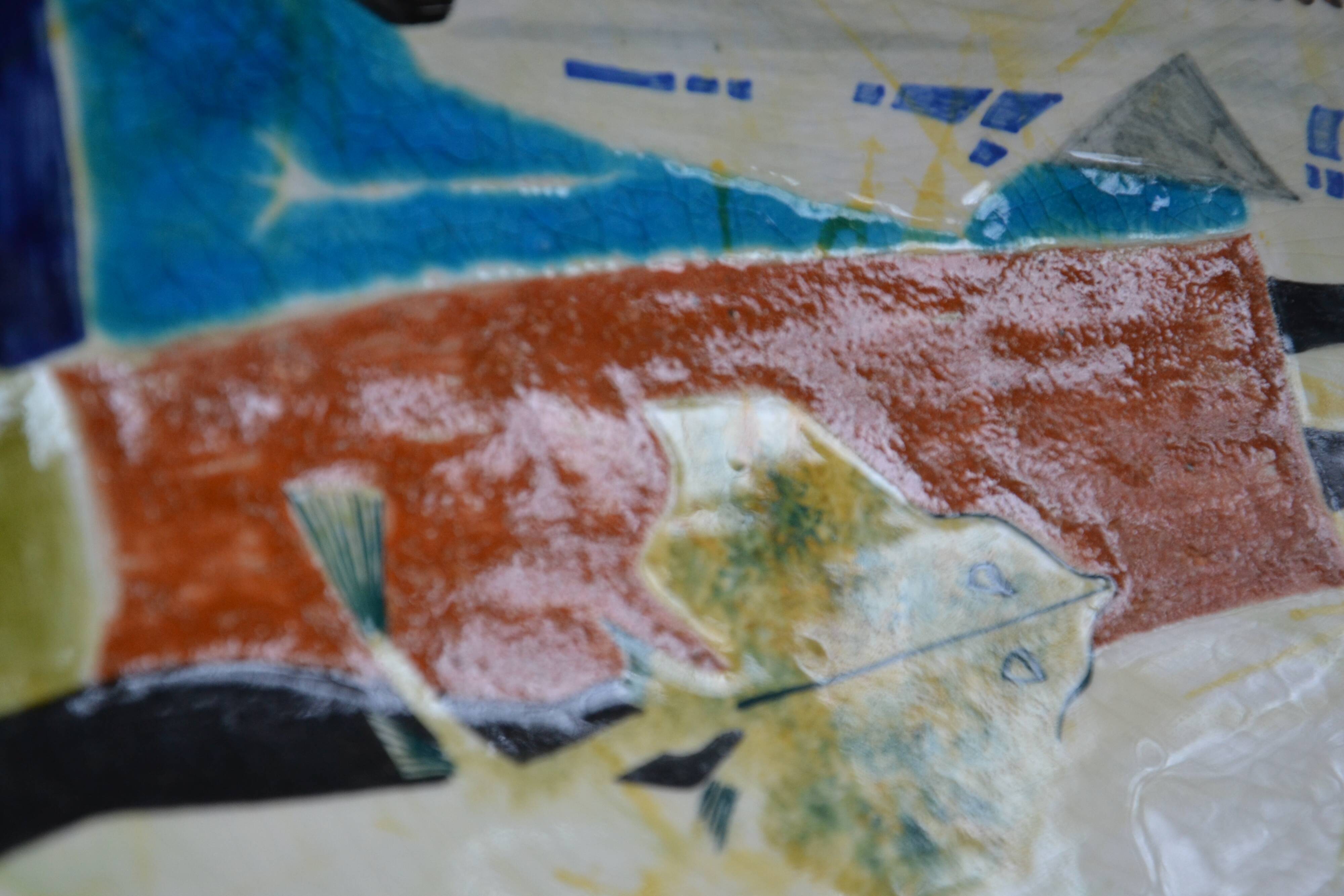 Large dish Edmund Ronaky California 1950s-60s