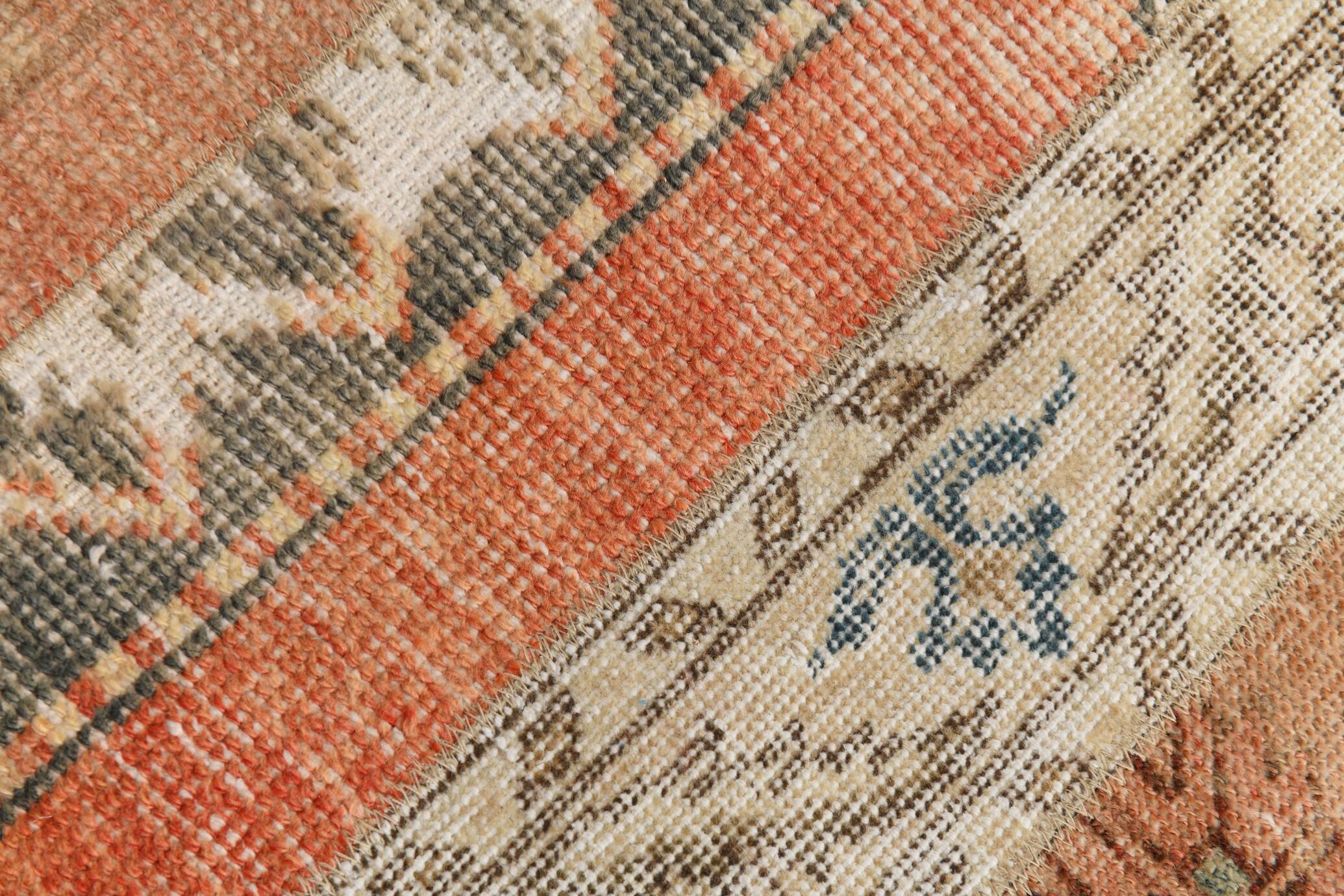 2x5 Soft Pastel Vintage Runner Rug, 61x168Cm