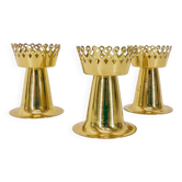 3 Hans-Agne Jakobsson L159 candlesticks - 1960
