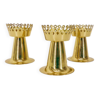 3 Hans-Agne Jakobsson L159 candlesticks - 1960