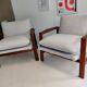 Paire de fauteuils scandinaves