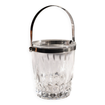 Crystal ice bucket, Cristal d'Arques France
