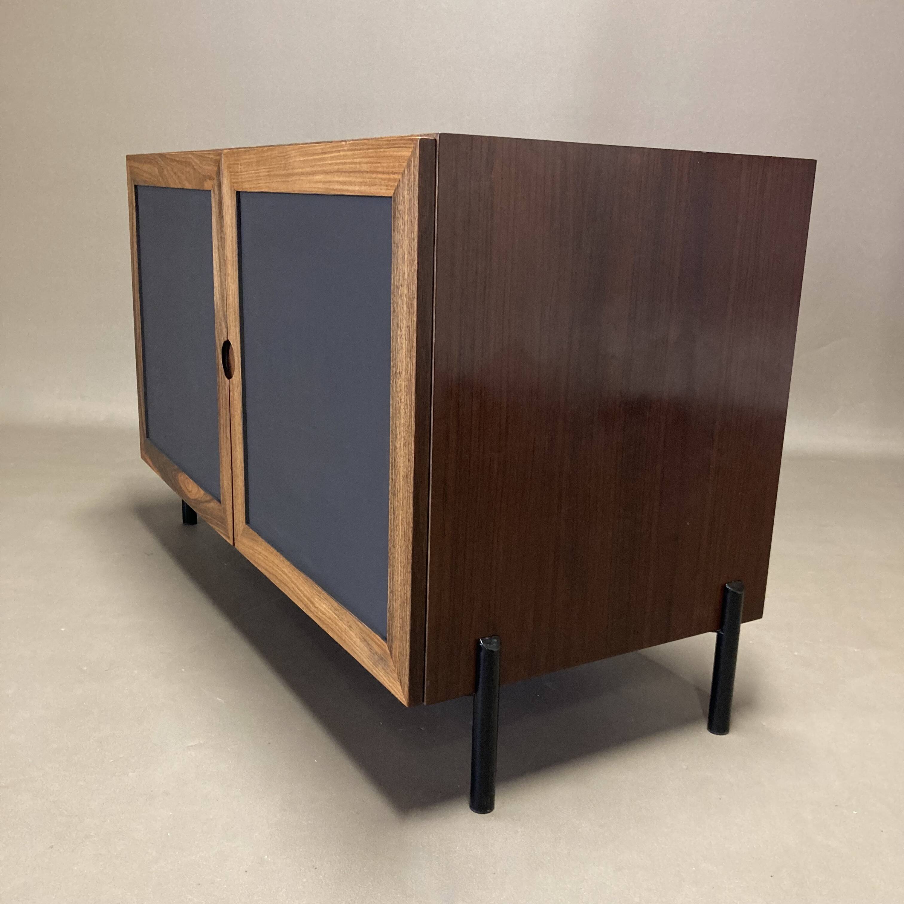 Scandinavian design rosewood chest of drawers 1950.