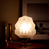 Bedside lamp brass globe old art deco vintage skyscraper