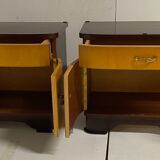 Pair of bedside table art deco