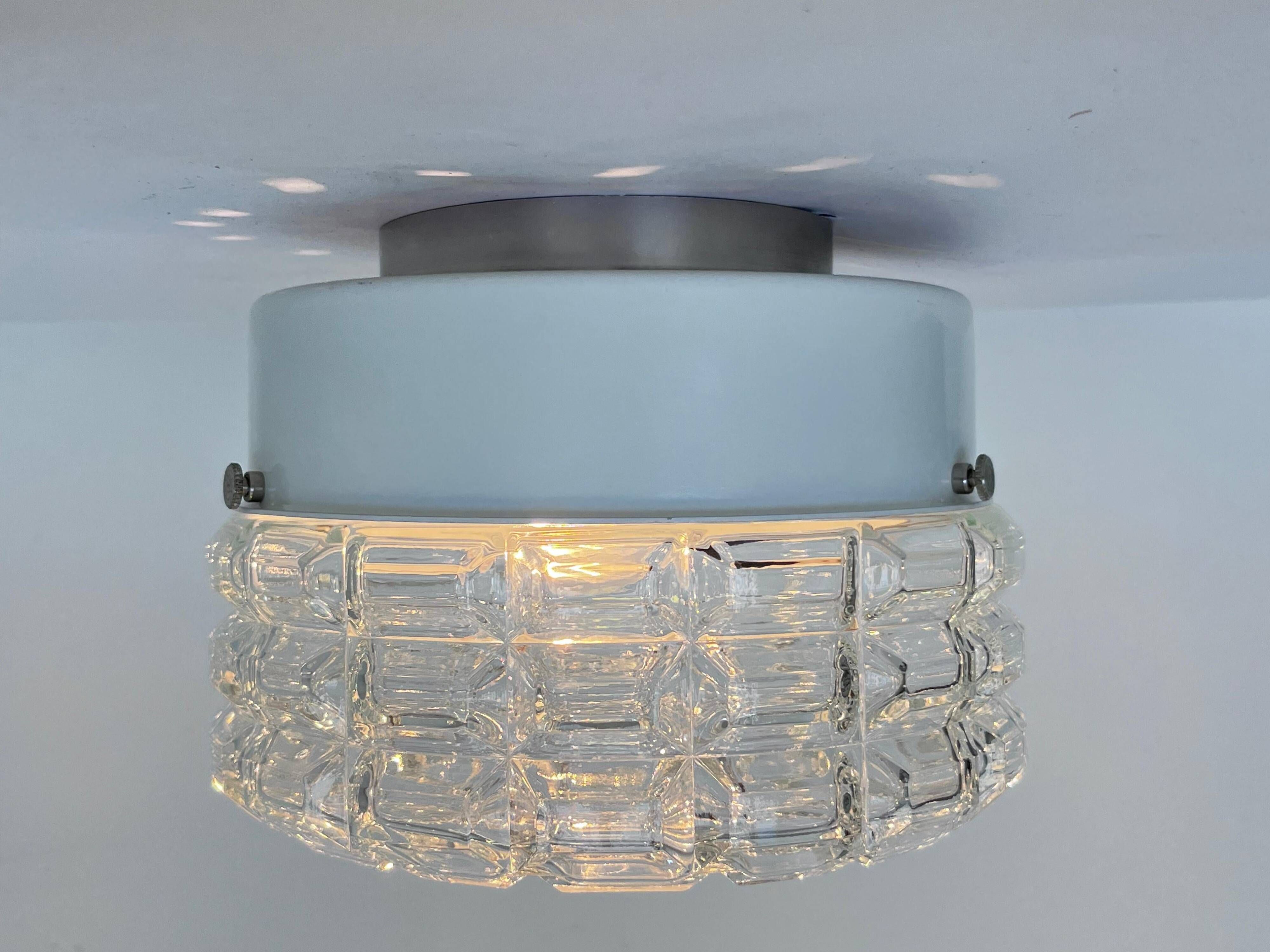 DESIGN Wall or Ceiling Lamp Midcentury, Flushmount, 1970 - 5 pieces available