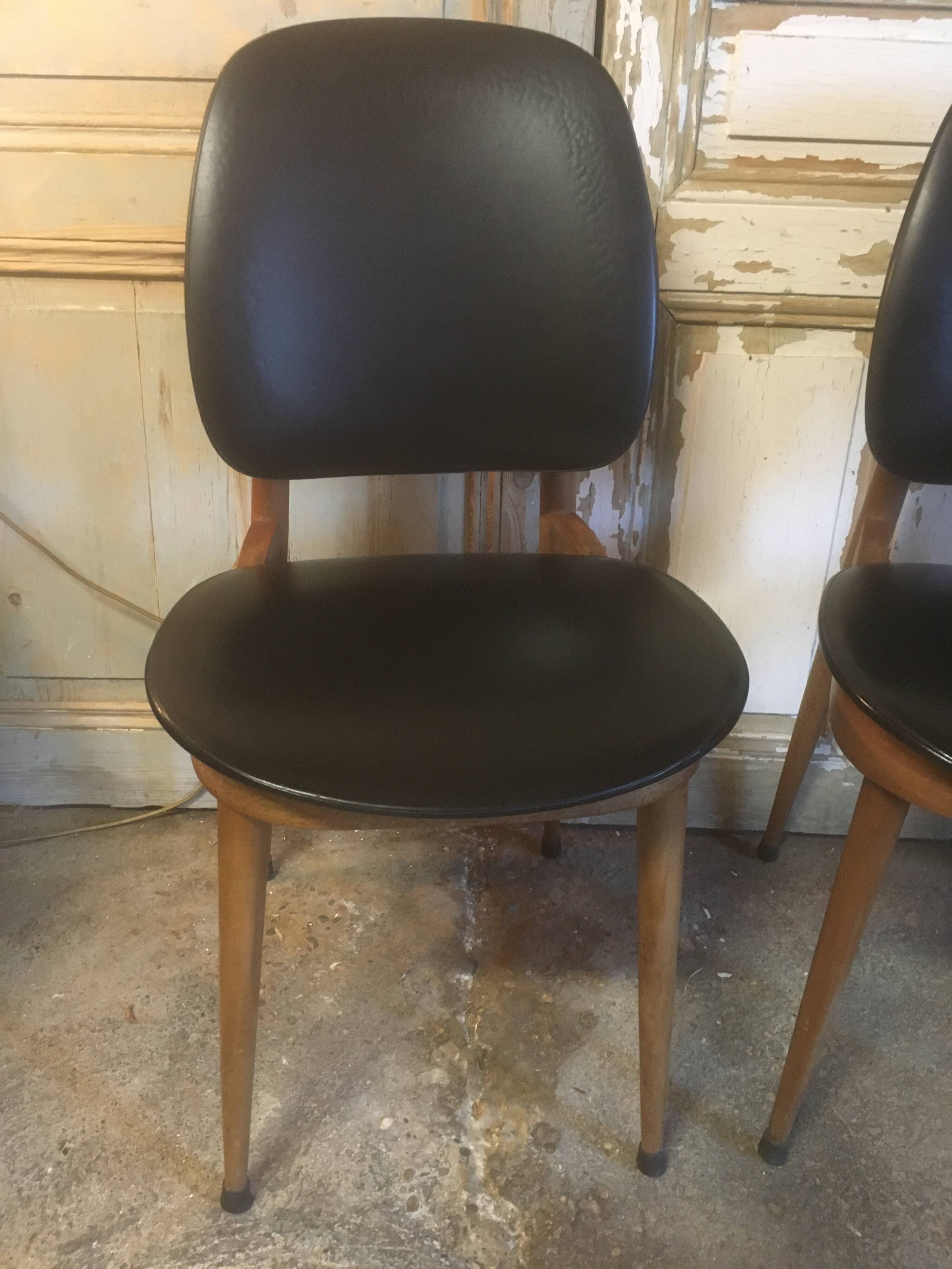Pair of Pegase chairs by Baumann 1960