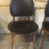 Paire de chaises Pegase par Baumann 1960