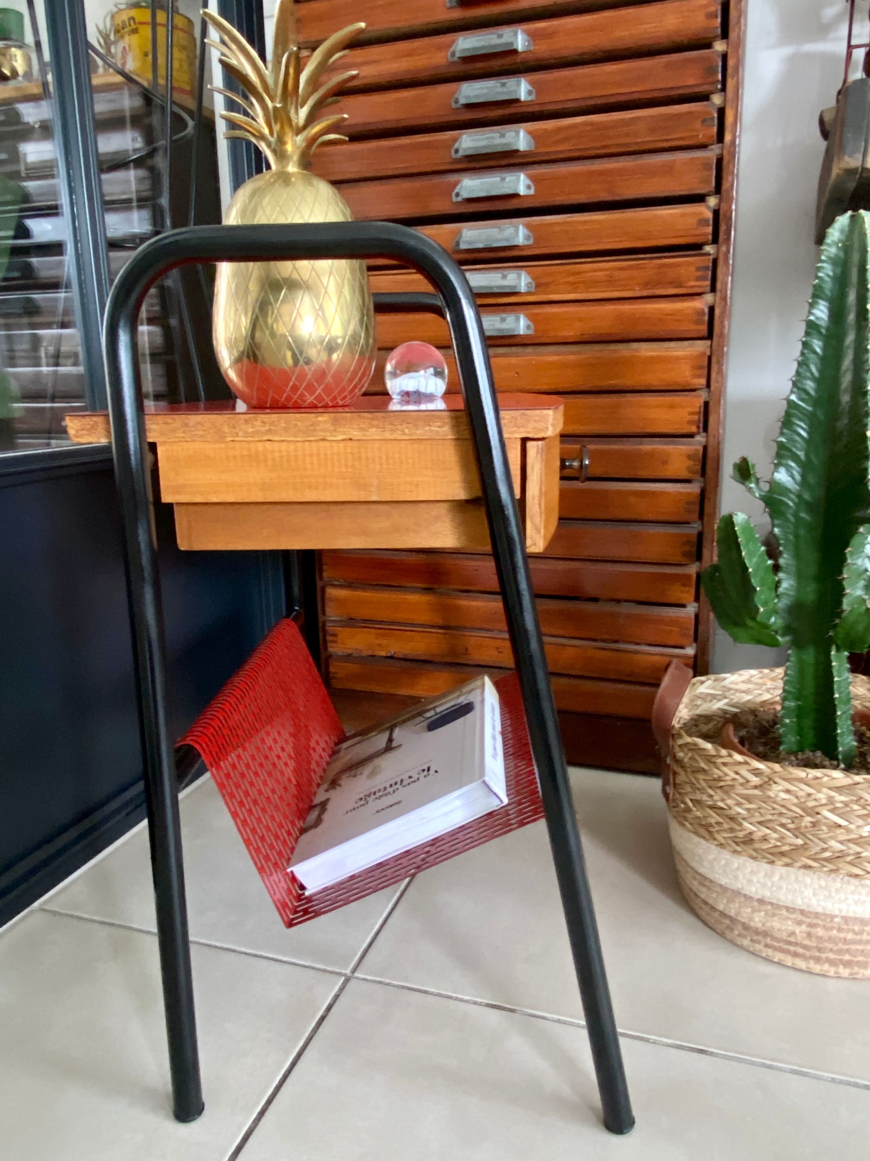 Vintage Hitier bedside table