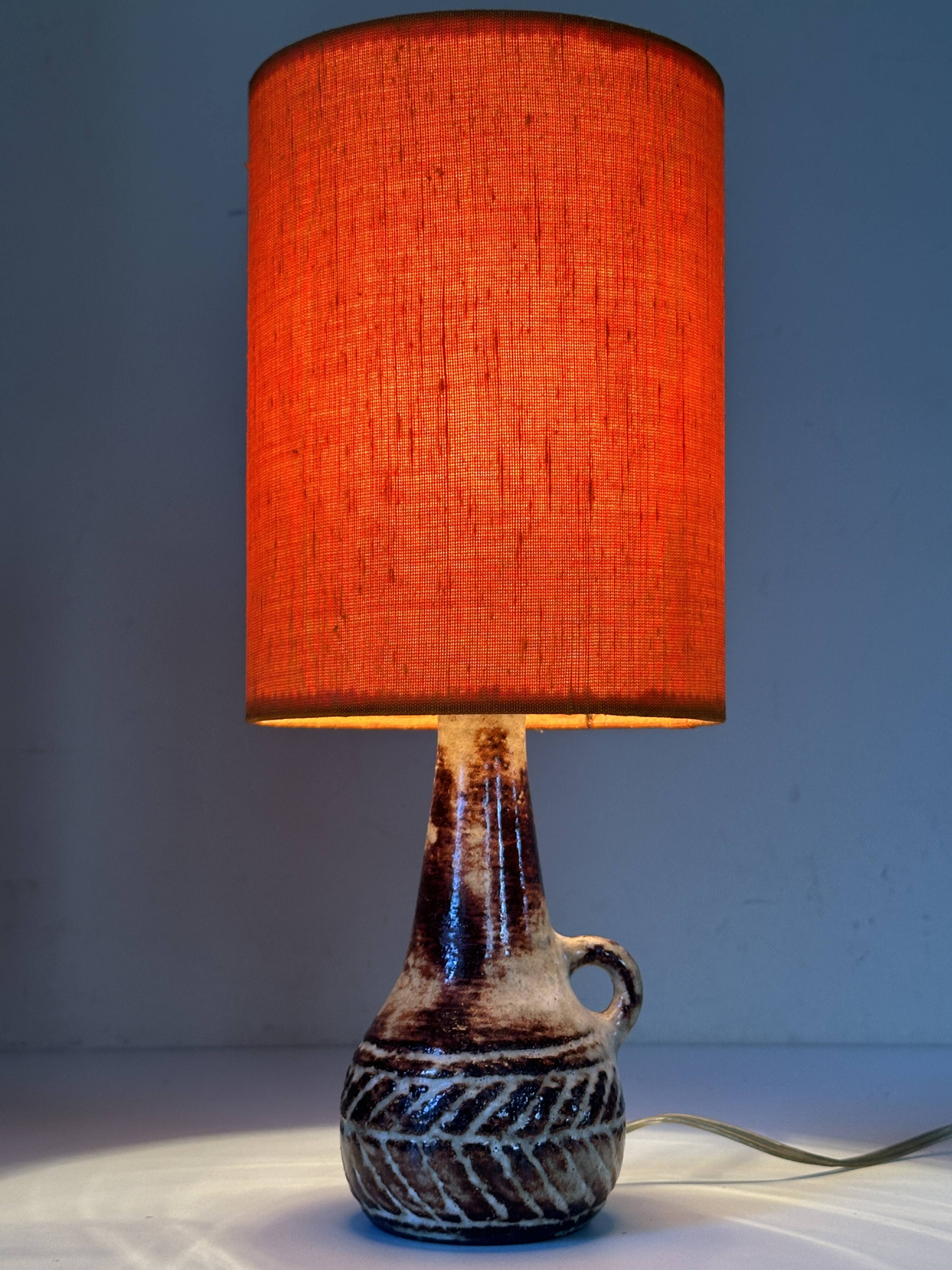 Lampe en céramique Olivier petit design vintage années 60