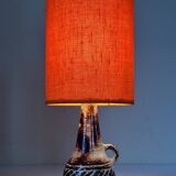Olivier ceramic lamp, small vintage design from the 60s