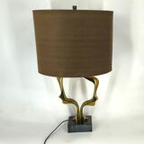 Bronze table lamp by Willy Daro, 1970s
