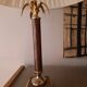 80's tortoiseshell palm tree lamp